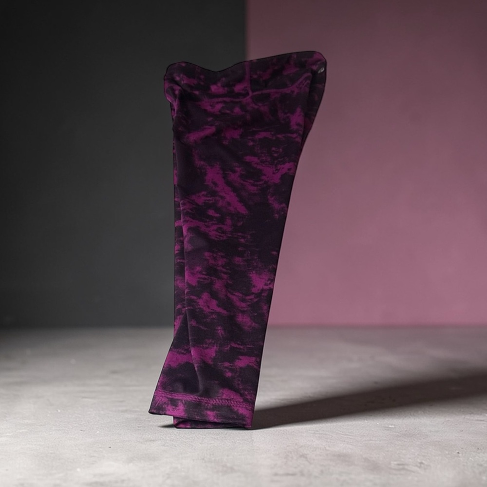 lululemon athletica Black and Purple Leggings